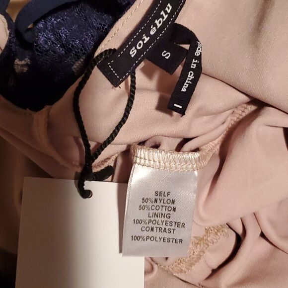 Blue Lace Baby Doll Dress - Picture 6 of 8